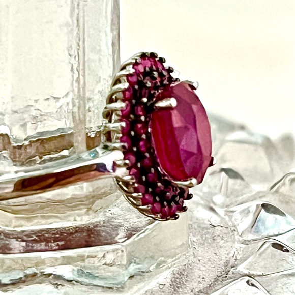 2ct Genuine Ruby 14KGP Ring - Picture 2 of 6